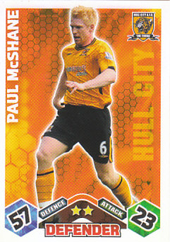 Paul McShane Hull City 2009/10 Topps Match Attax #EX24